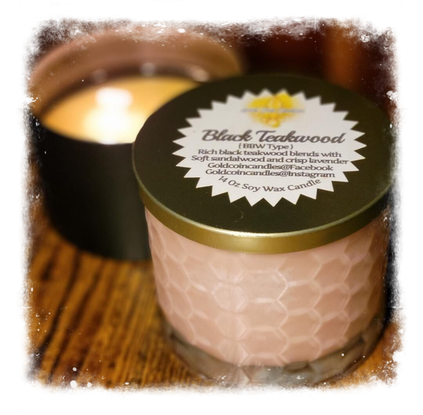 Black Teakwood - 14 oz Candle