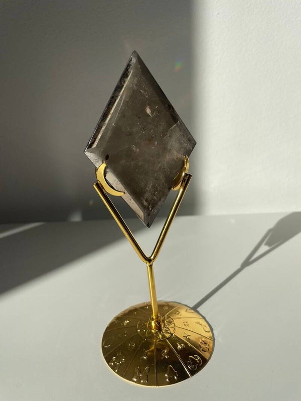 Rookkwarts Diamant op standaard - Nr 01