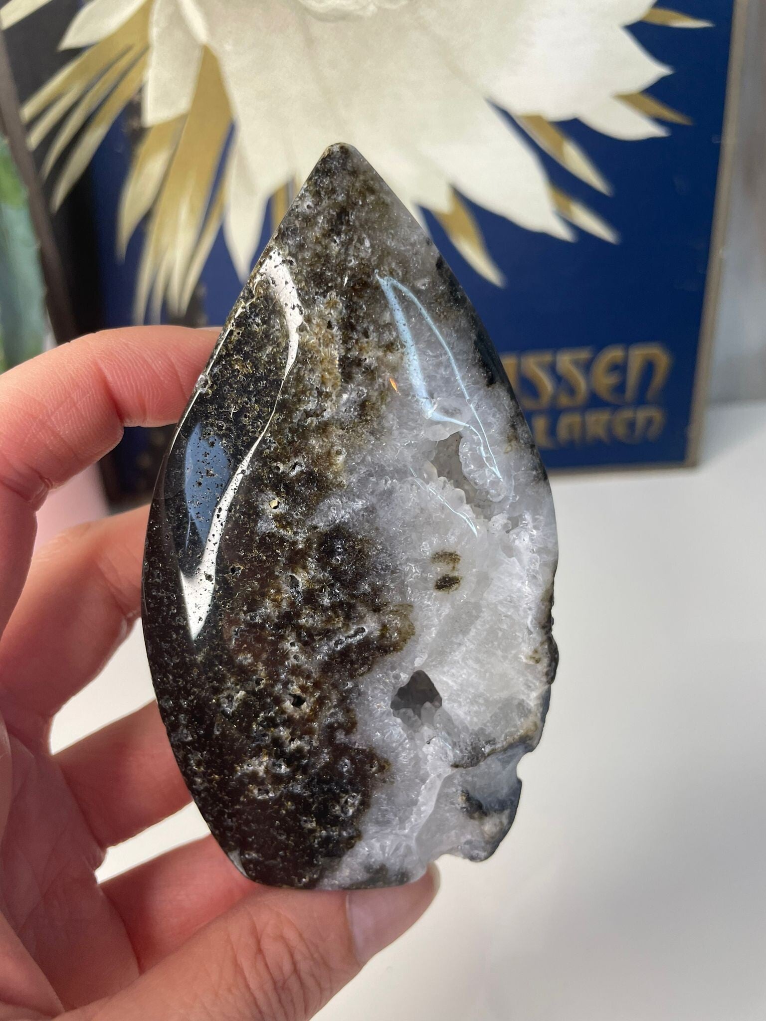 Oceaan Jaspis Vlam met Kwarts - Nr 01