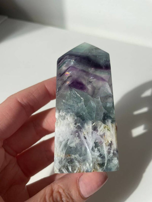 Sneeuwvlok Fluoriet Punt UV Reactief - Nr 01