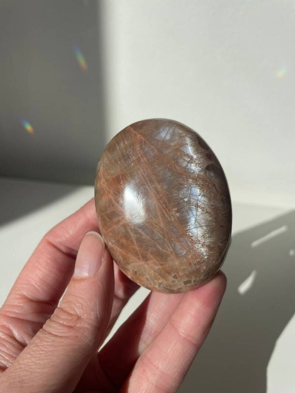 Perzik Maansteen Handsteen - Nr 03