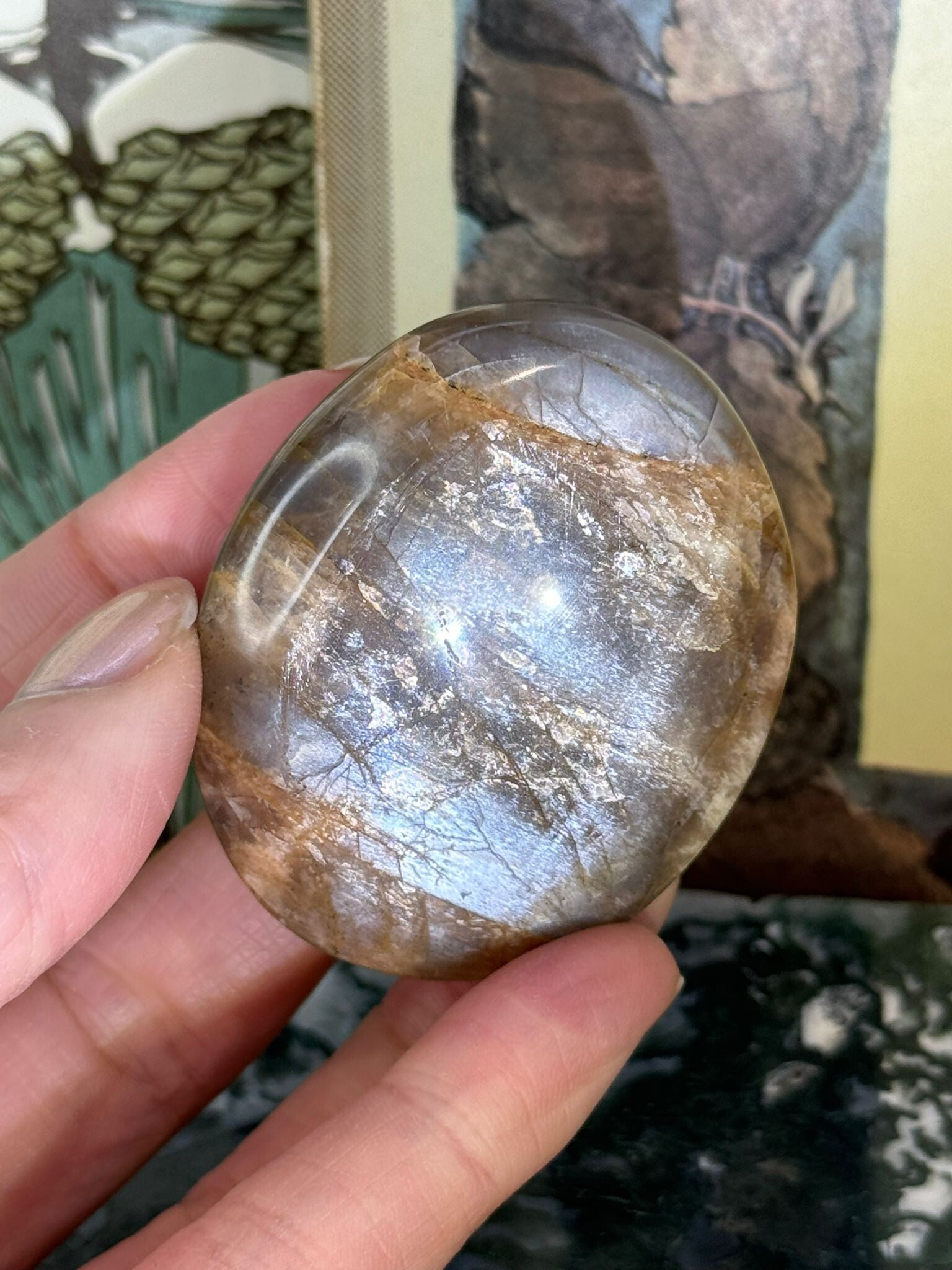 Microklien ( Maansteen ) Handsteen - Nr 02