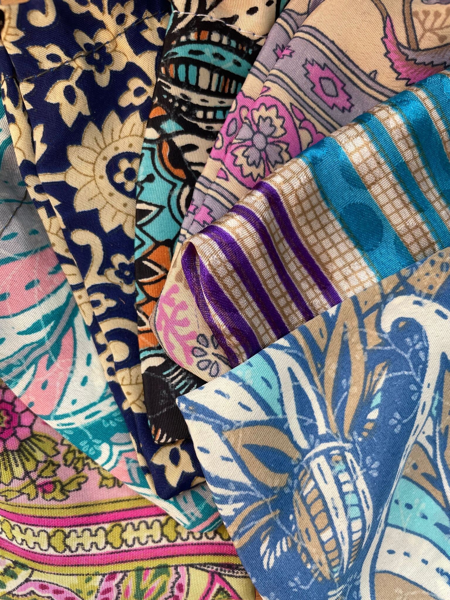 Cadeau zakjes stof € 0,35 - € 0,50