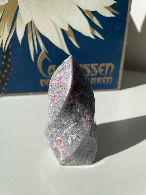 Roze Toermalijn in Lepidoliet Eeuwige Vlam - Nr 02