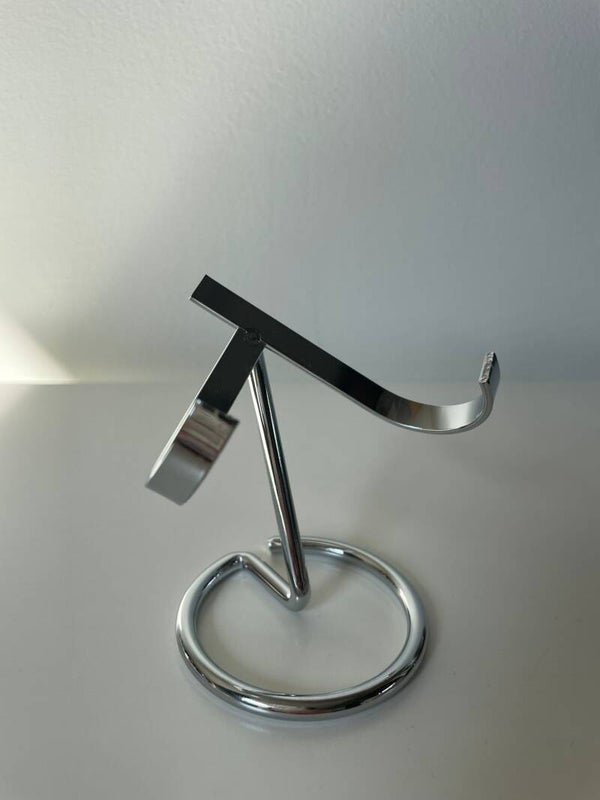 Hart / Ruwe Mineralen Houder - Zilver