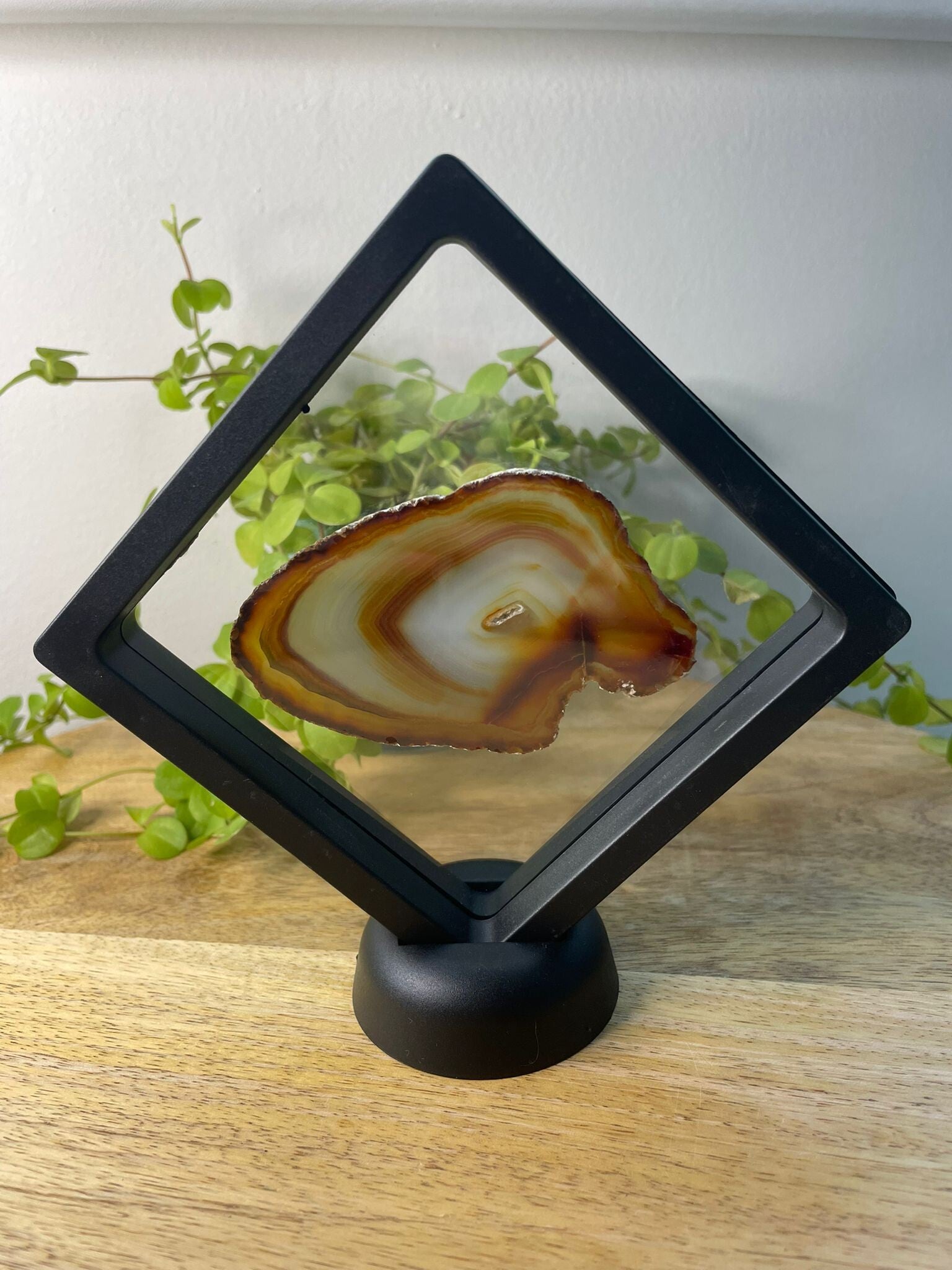 Agaat schijfje in Frame - Nr 03