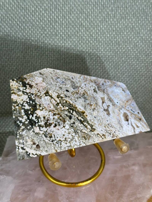 Oceaan Jaspis Schijf - Nr 02