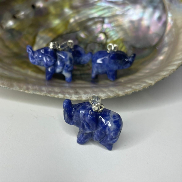 Sodaliet Olifant Hanger