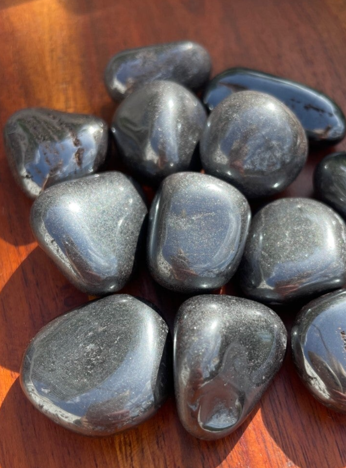 Hematiet Trommelsteen M