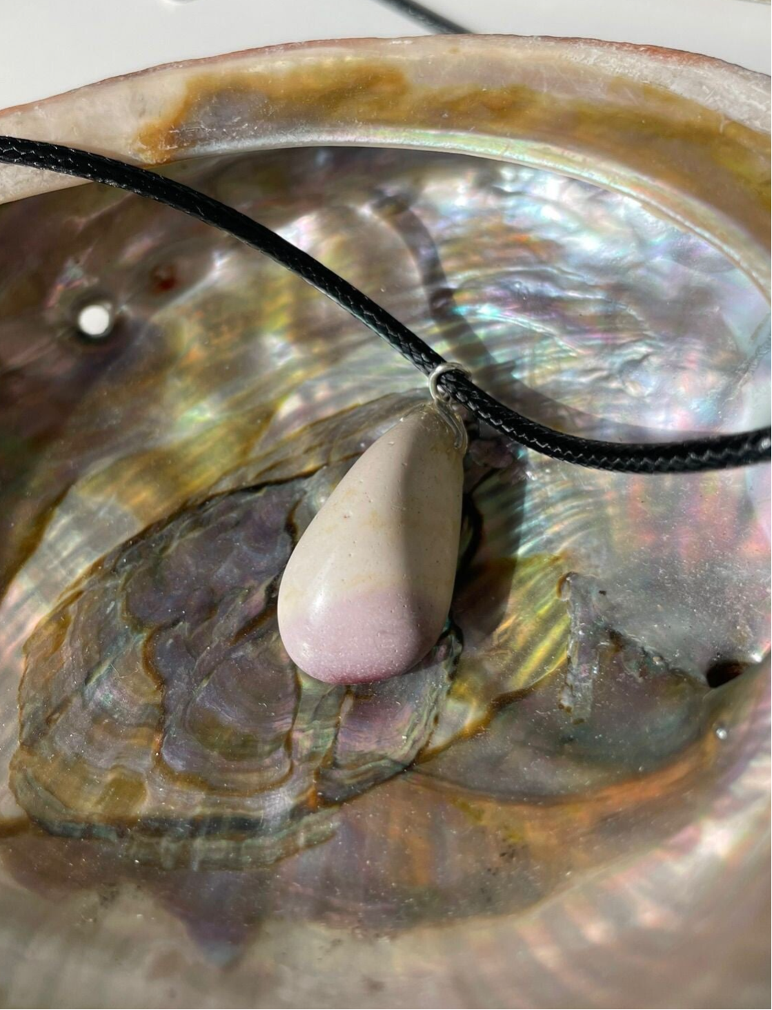 Mokaiet Jaspis Hangertje - Nr 03