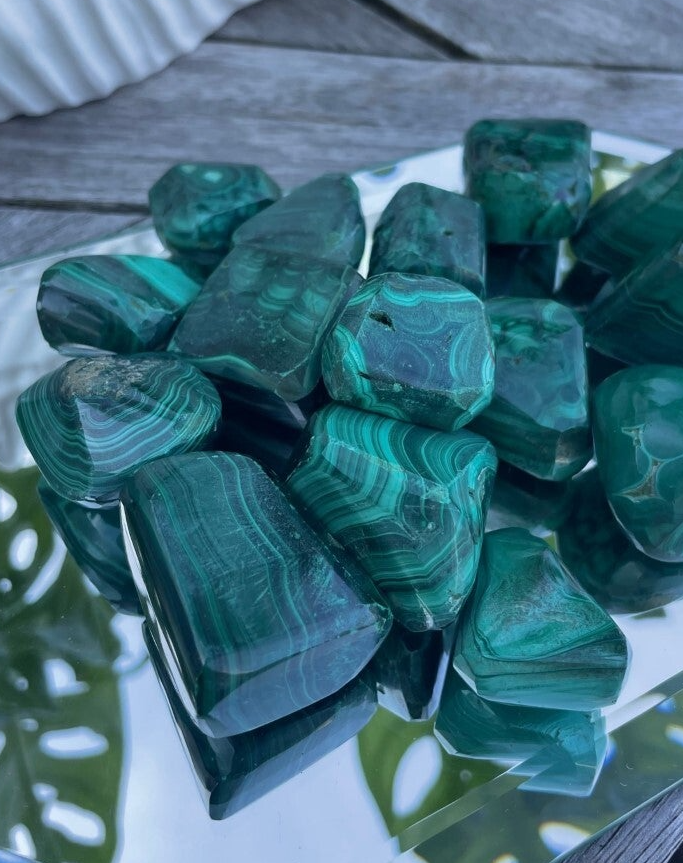 Malachiet Trommelsteen M