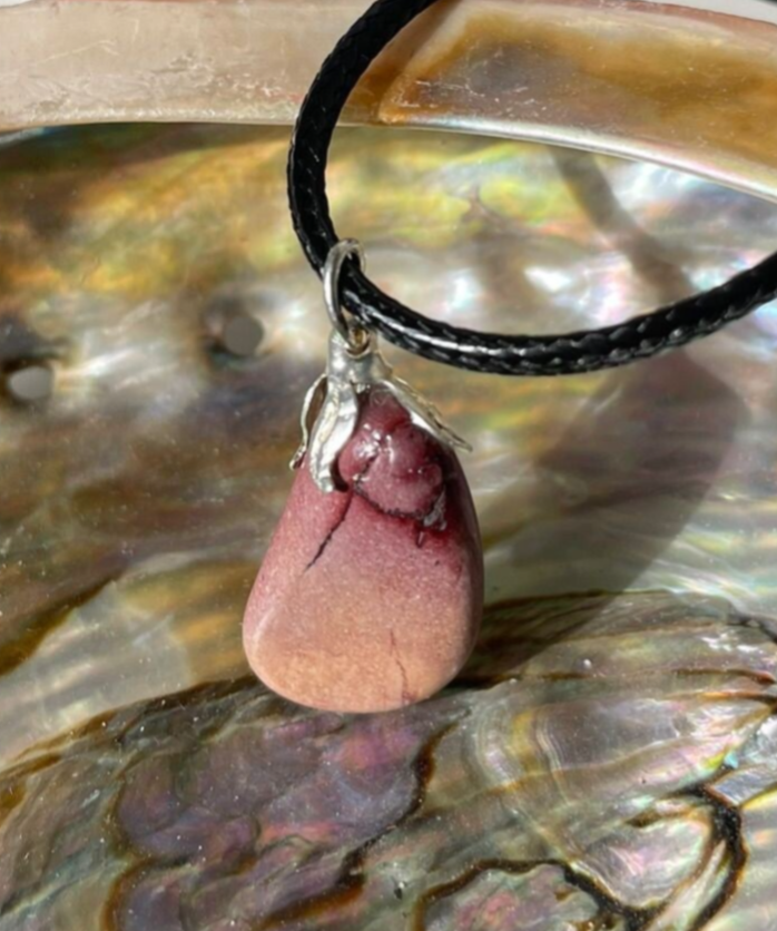 Mokaiet Jaspis Hangertje - Nr 05