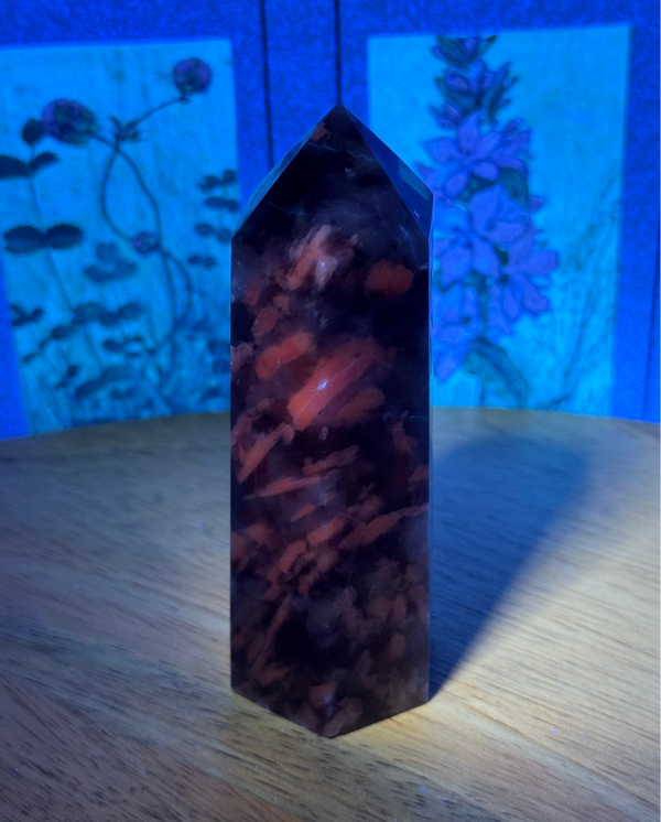 Plum Blossum Agaat - Nr 02 ( UV Reactief )