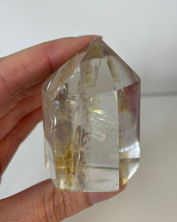Hematoïde kwarts ( Golden Healer ) Punt - Nr 11