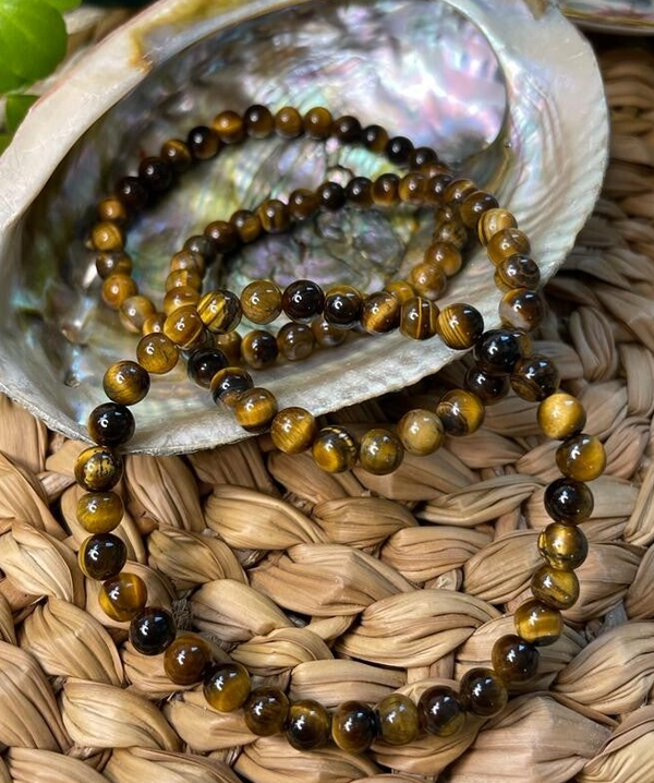 Tijgeroog Armband 6 mm