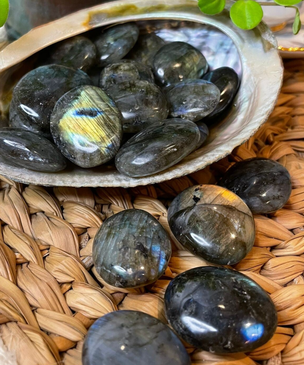 Labradoriet Amulet Stenen A-Kwaliteit