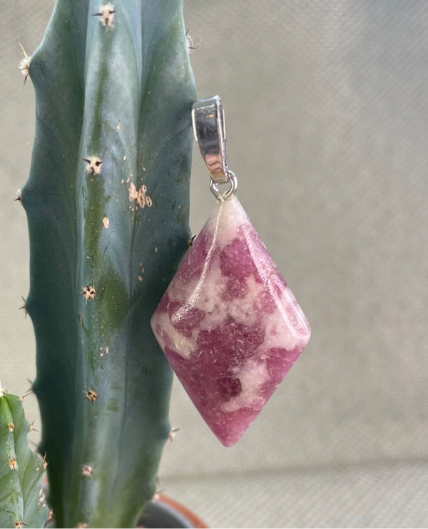 Toermalijn in Kwarts Hanger - Nr 01