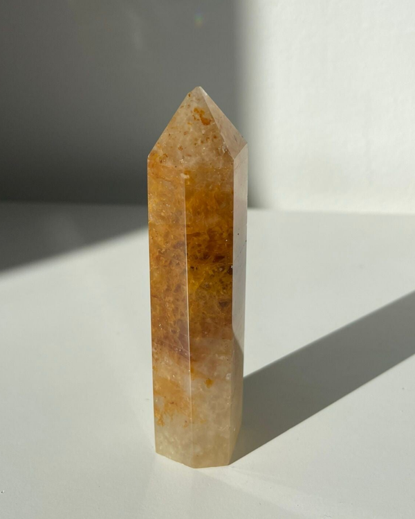 Hematoïde kwarts ( Golden Healer ) Obelisk - Nr 06