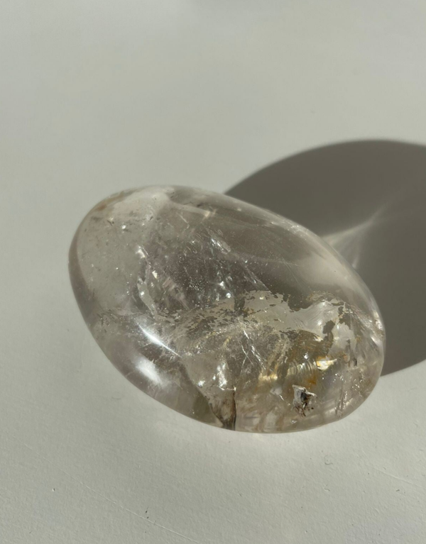 Hematoïde kwarts ( Golden Healer ) Handsteen - Nr 02