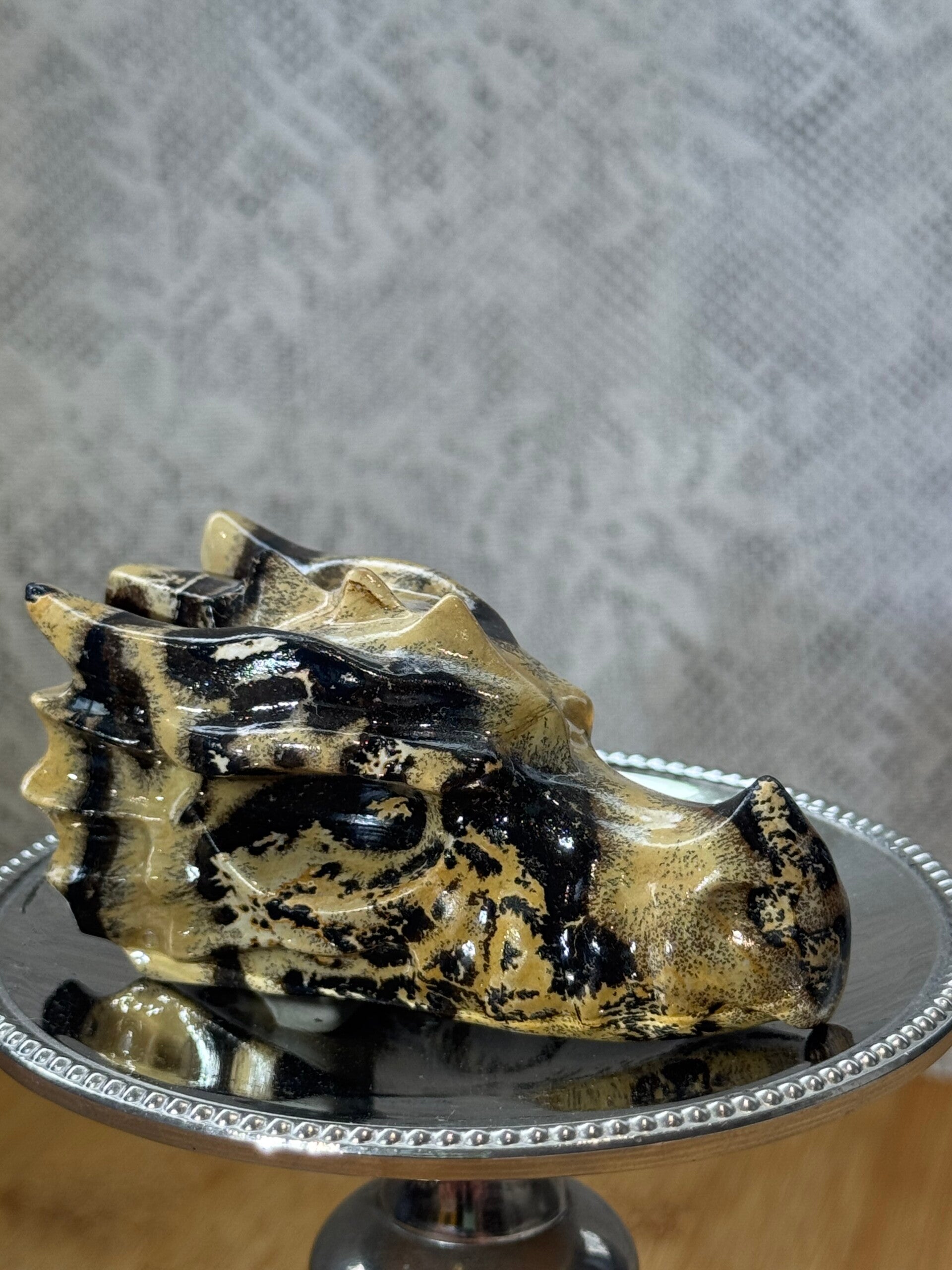 Landschaps Jaspis Dragon Skull - Nr 01