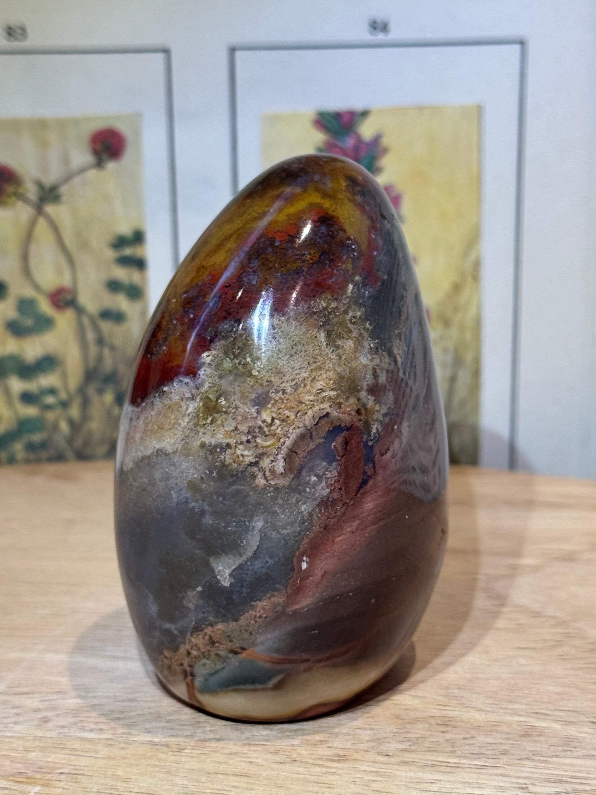 Oceaan / Polychroom Jaspis Freeform - Nr 01