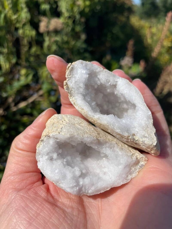 Bergkristal Geode Middel