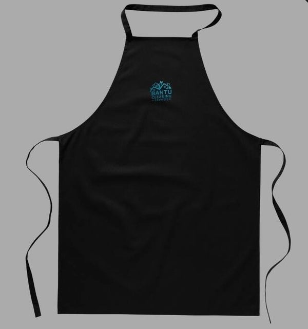 Schort met logo of tekst.