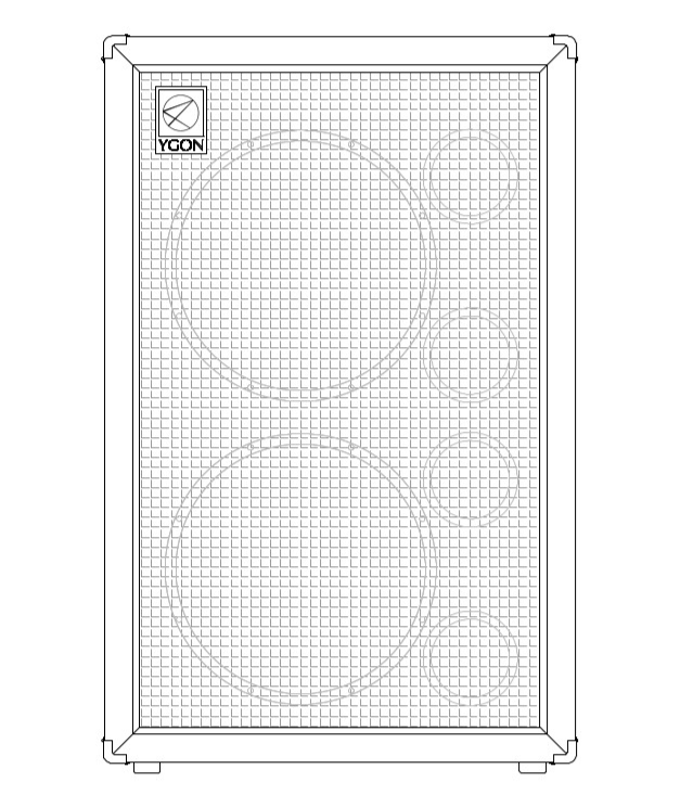 2x15 Bass Cabinet | YGON cabs