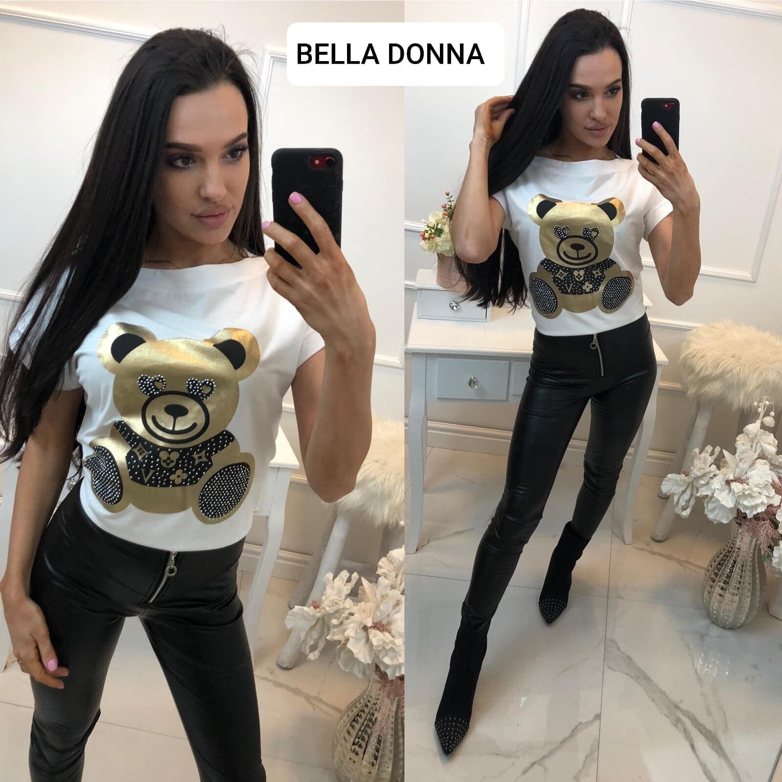 t-shirt with a teddy bear