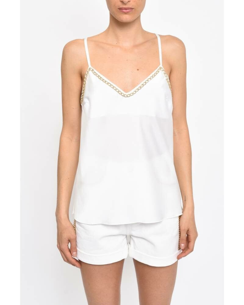 SATIN TOP WITH CHAIN59