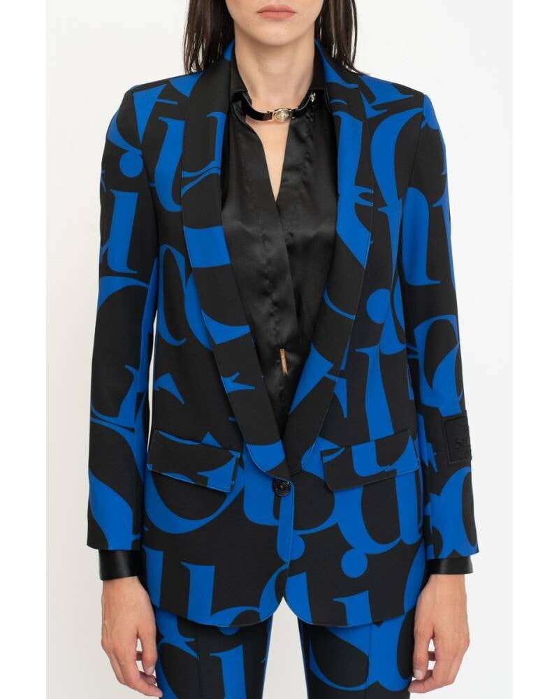 ELEGANT JACKET WITH LETTERING PRINT