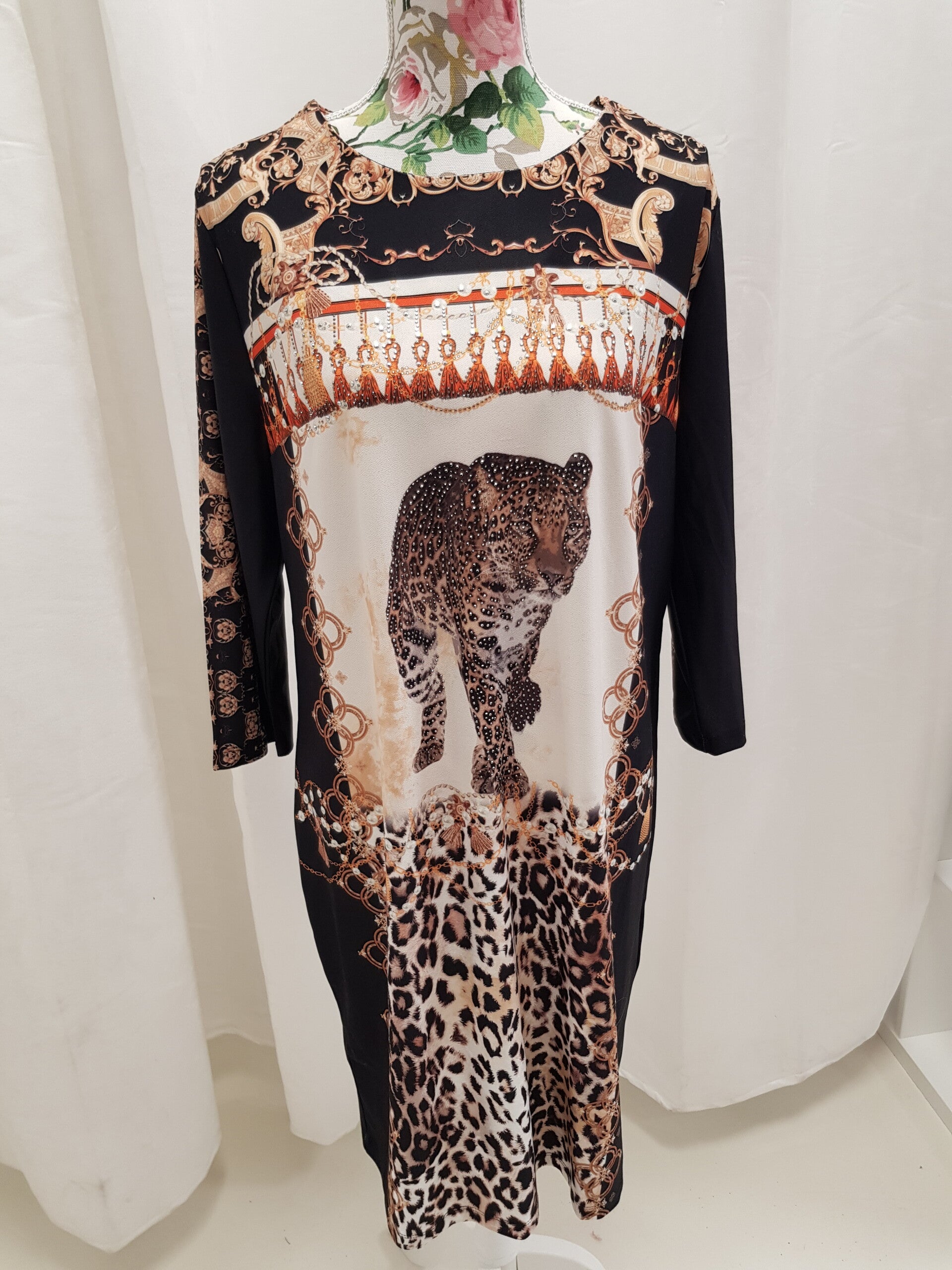 Lente Zomer kleedje motief Versace