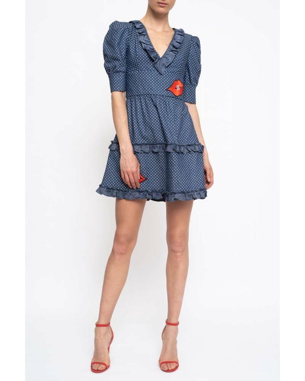 SHORT DRESS WITH APPLICATIONS