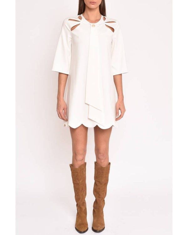 SHORT DRESS WITH DETAILS