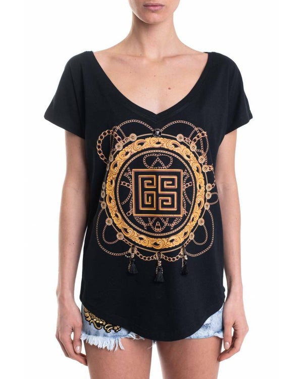 T-SHIRT WITH CUSTOM PRINT