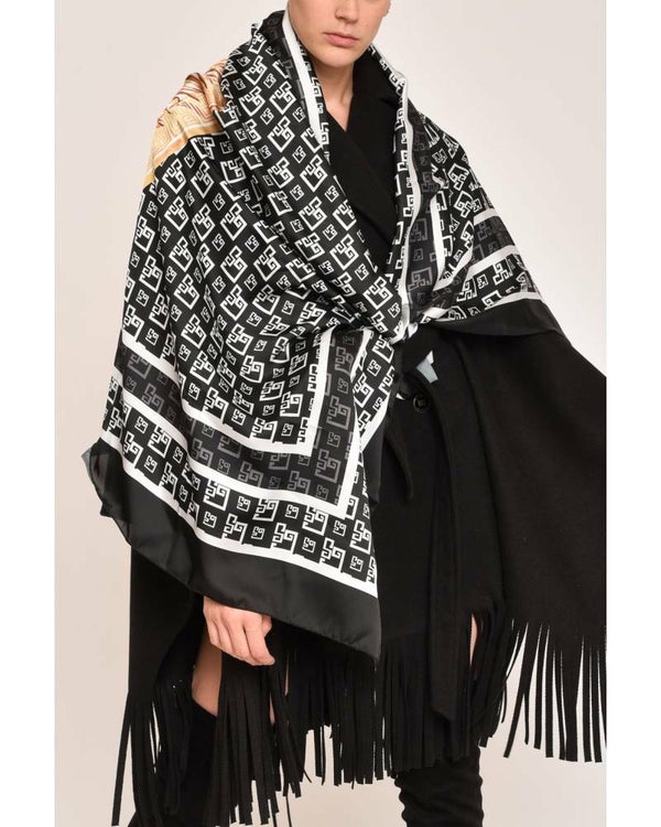 SATIN SCARF WITH CUSTOM PRINT