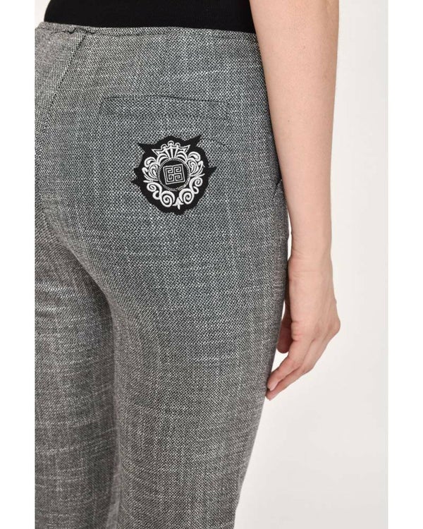 SALT AND PEPPER CANVAS TROUSERS