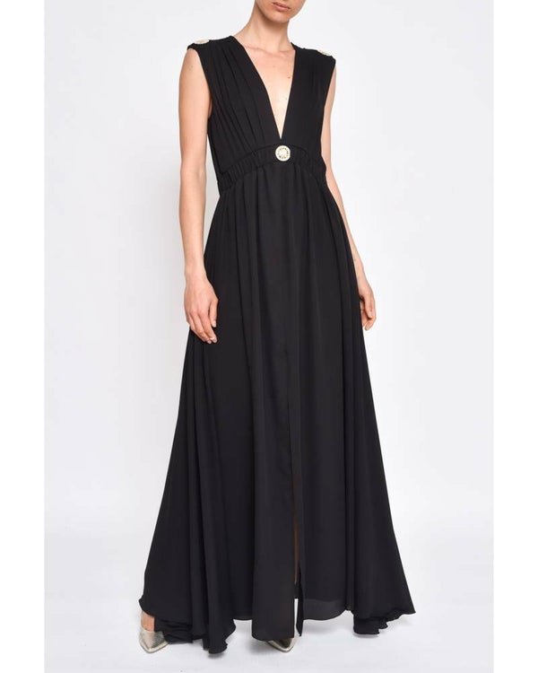 LONG DRESS IN GEORGETTE