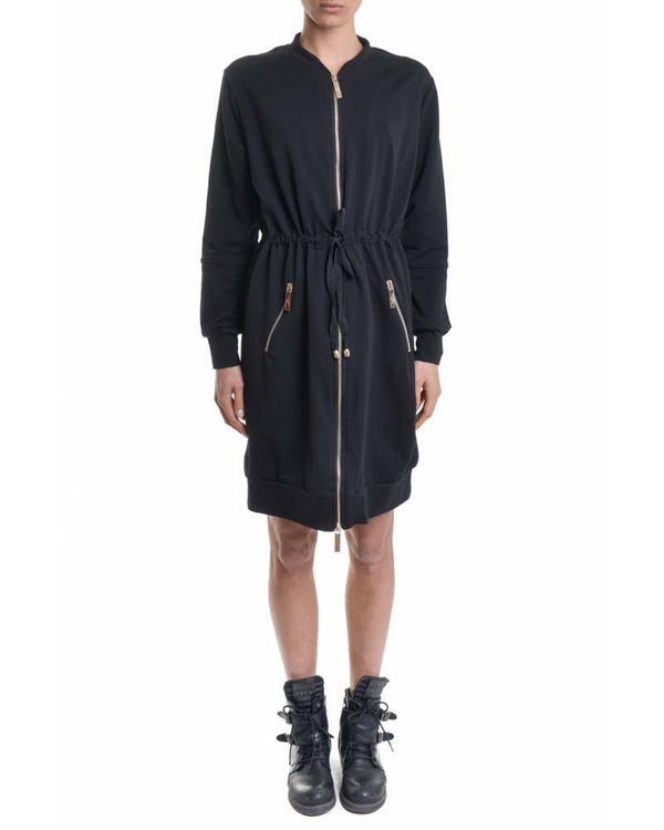 TRENCH COAT WITH EMBROIDERED LOGO ON THE BACK