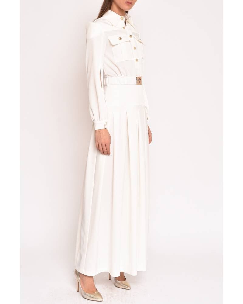 NEW!!LONG DRESS WITH BELT