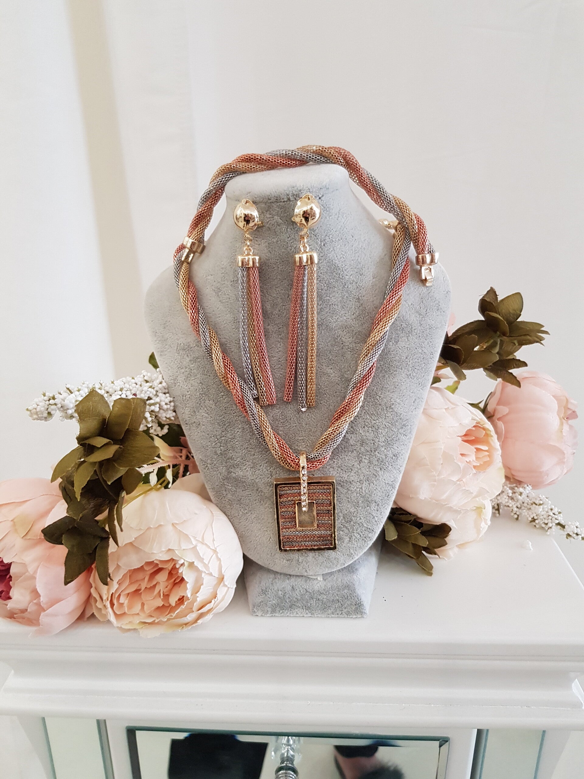 Juwelen setje tricolore