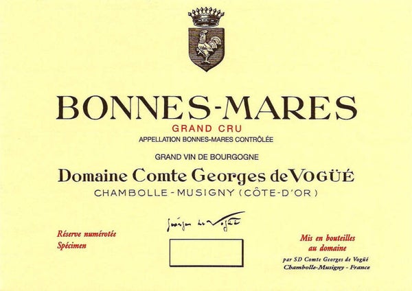 Bonnes Mares Grand Cru 2023 Comte Georges de Vogüé CBO/3x75cl