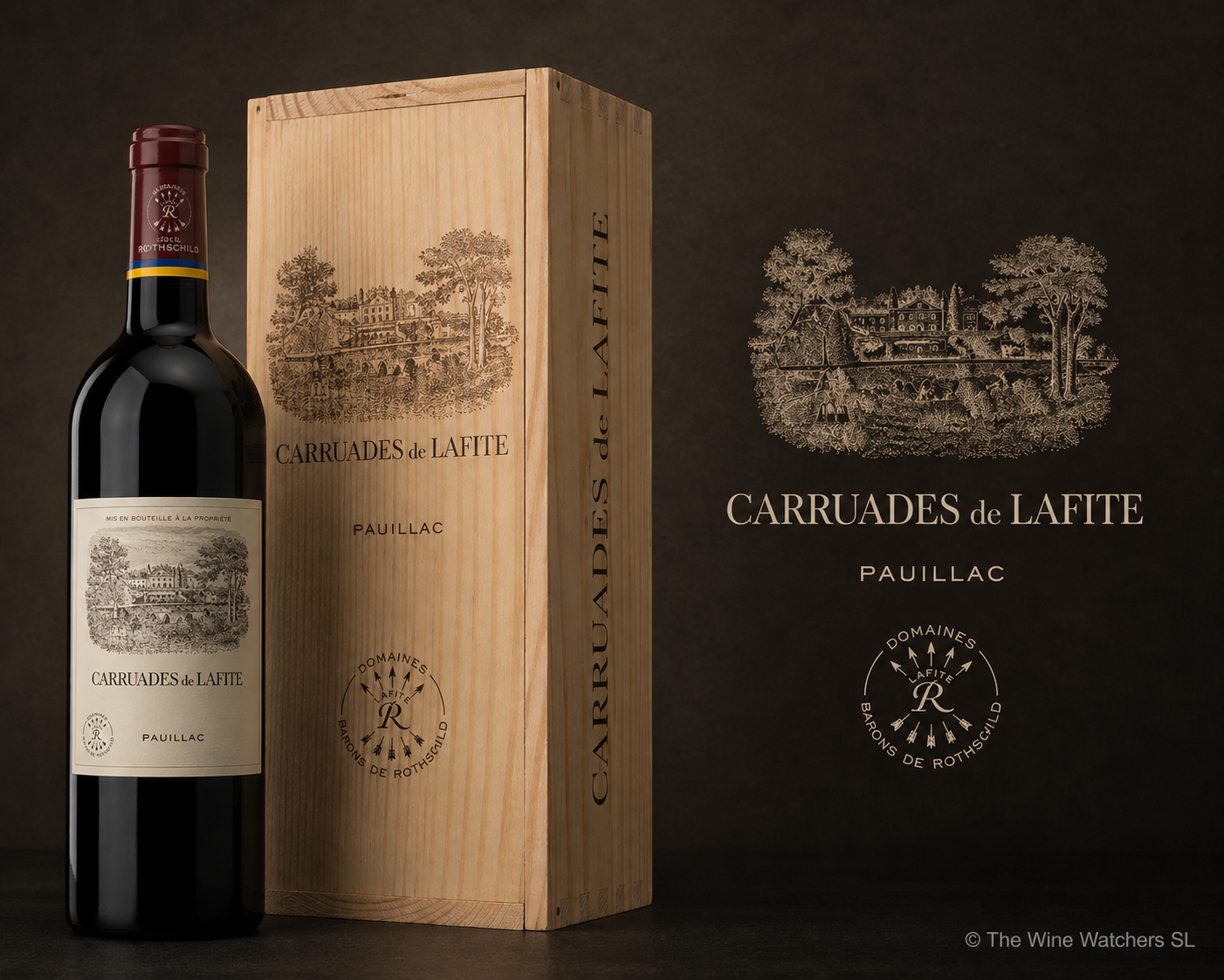 Carruades de Lafite 2019 Second vin de Lafite Rothschild Pauillac CBO(6x75cl)