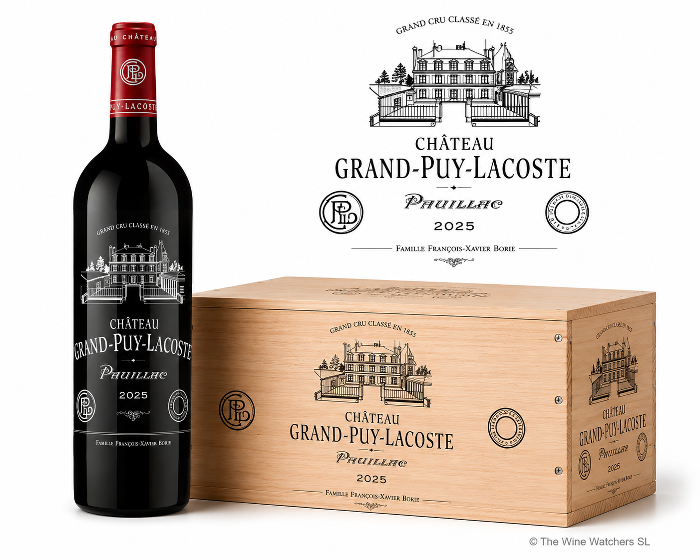 Château Grand-Puy-Lacoste 2025 5e Grand Cru Classé Pauillac CBO(6x75cl)