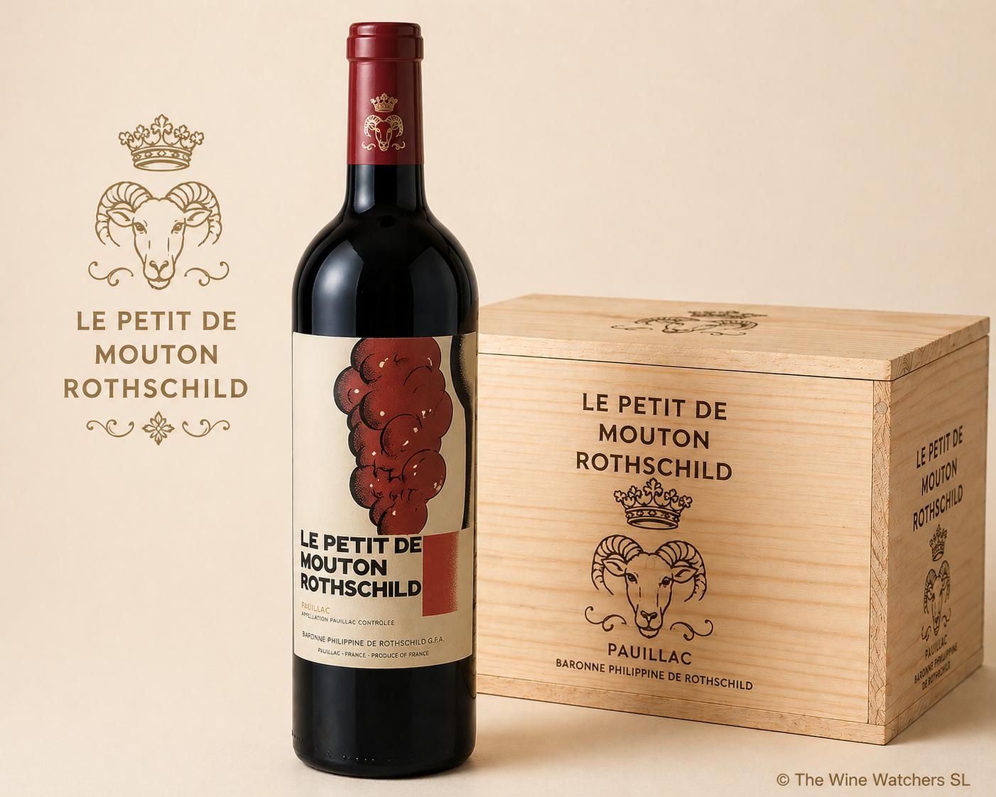 Le Petit de Mouton Rothschild 2022 Second vin Pauillac CBO(6x75cl)