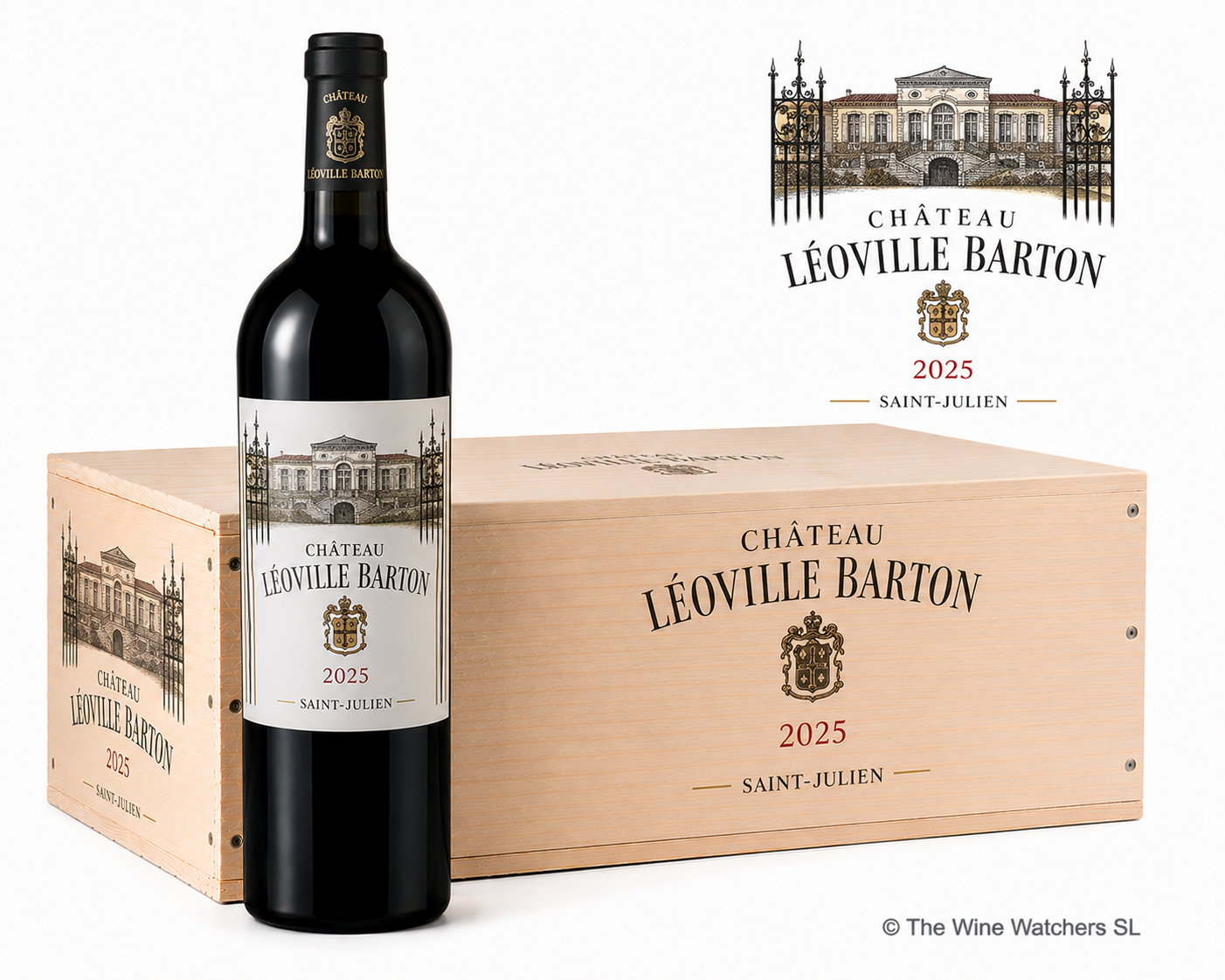 Château Léoville Barton 2025 2e Grand Cru Classe, Saint-Julien CBO(6x75cl)