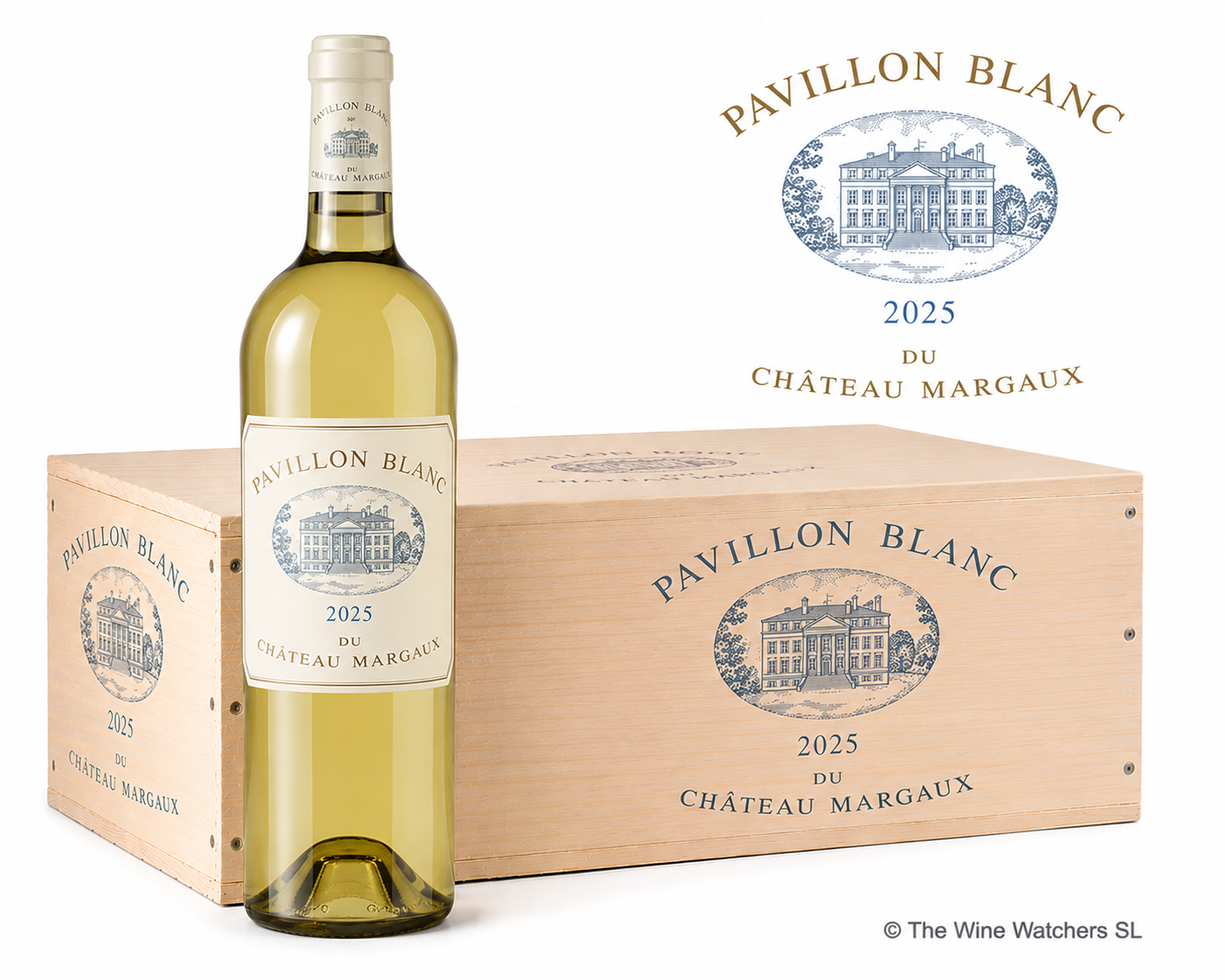 Pavillon Blanc 2025 du Château Margaux CBO(6x75cl)