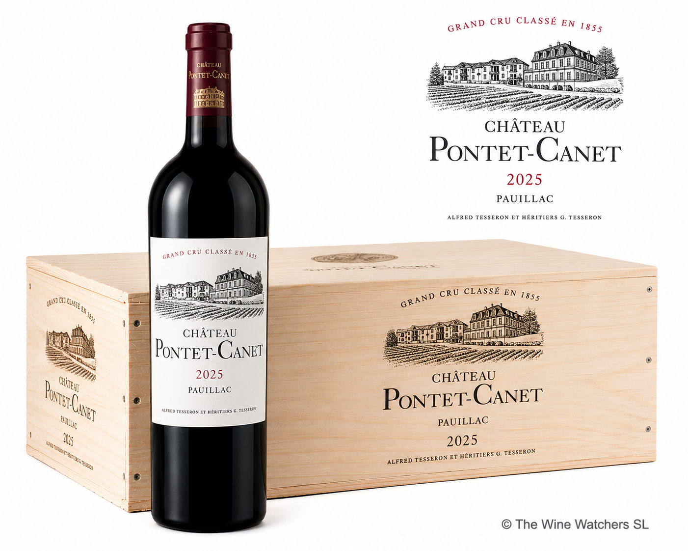 Château Pontet-Canet 2025 5e Grand Cru Classé Pauillac CBO(6x75cl)