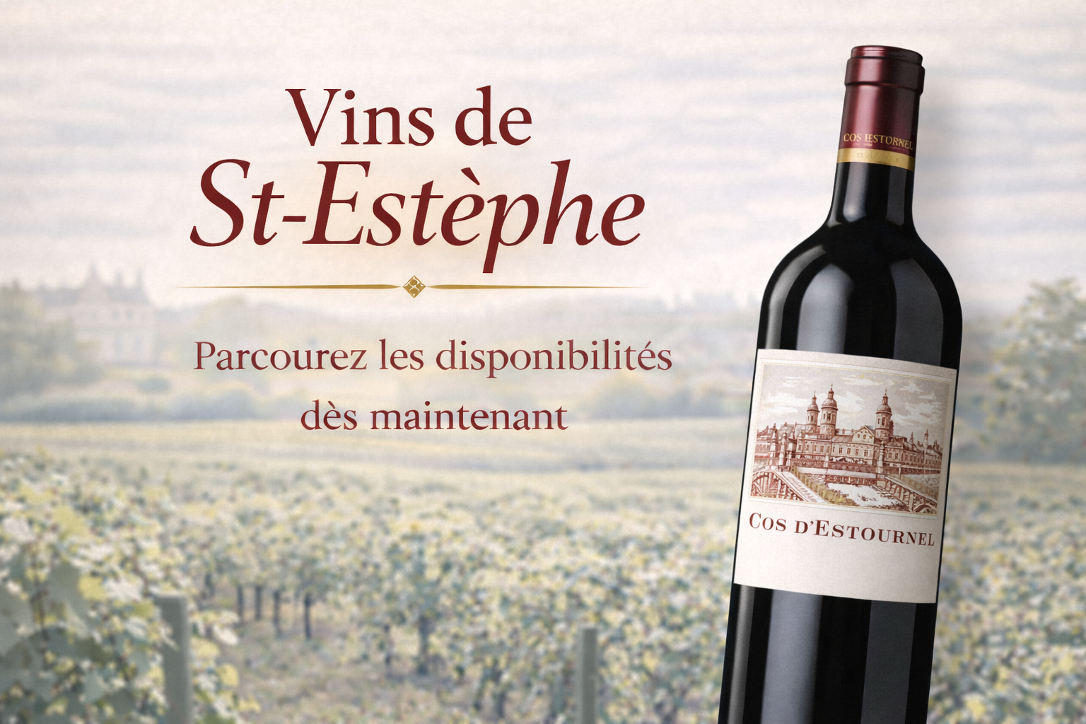 Vins de St-Estèphe 2025 Primeur