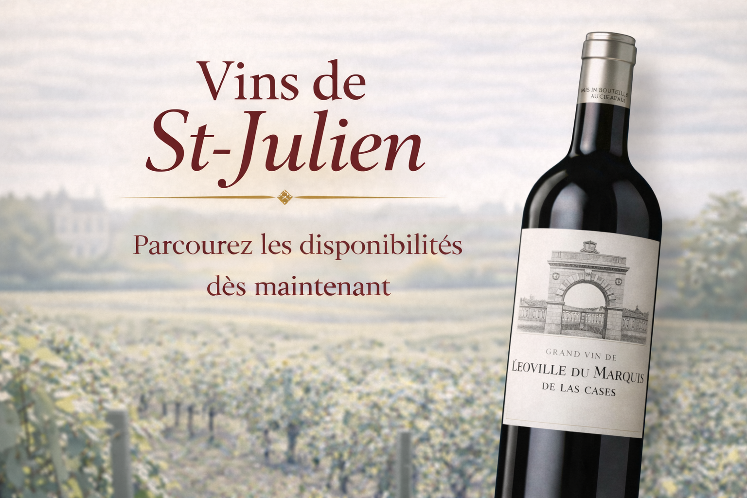 Vins de St-Julien 2025 Primeur